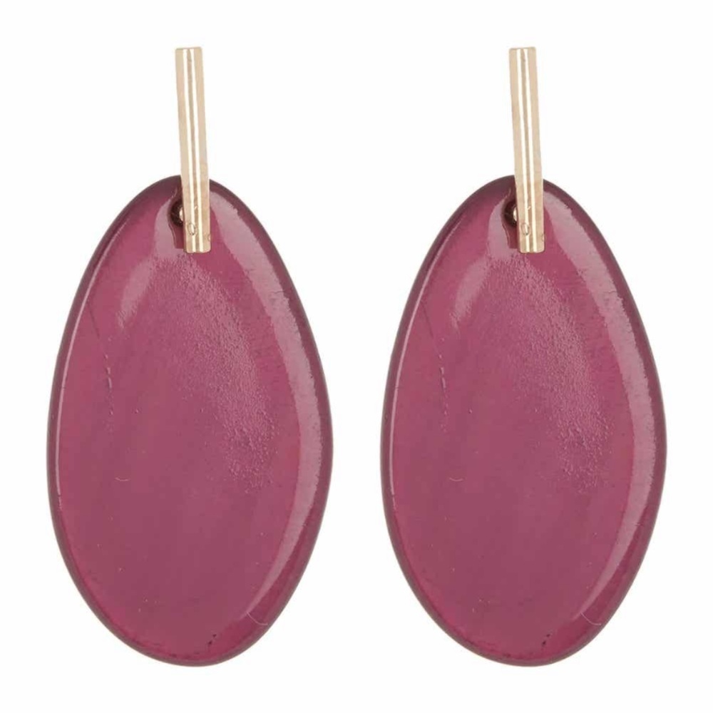 Halogen Organic Resin Earrings 💗